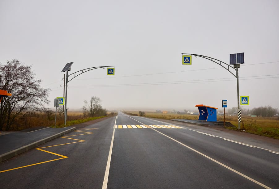 В Ленобласти обновили дорогу через Терволово и Скворицы